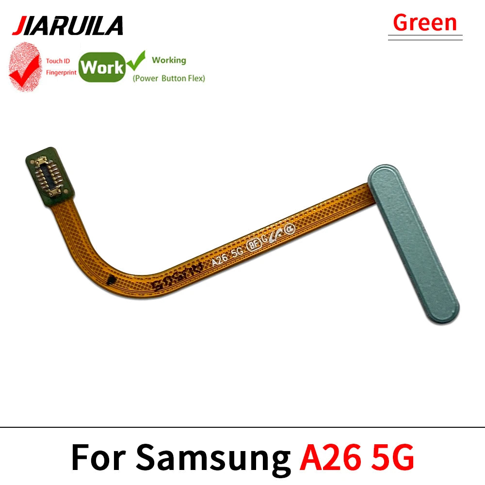 Home Button FingerPrint Touch ID Sensor Flex Cable Ribbon For Samsung A06 A16 A26 A07 A17 4G 5G Replacement Parts Samsung phone repair parts