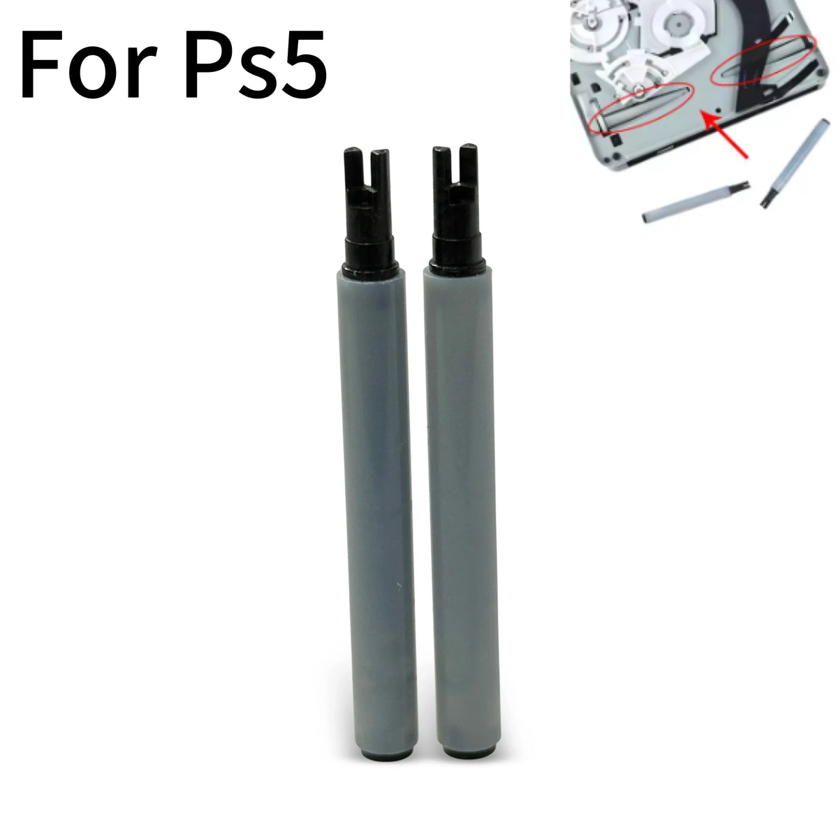 5Pairs for PS5 Host Optical Drive Bearing Shaft Hinge Roller Set FOR PS5 Blu-ray DVD Drive Hinge Axle Roller Set Replacement Game console repair parts