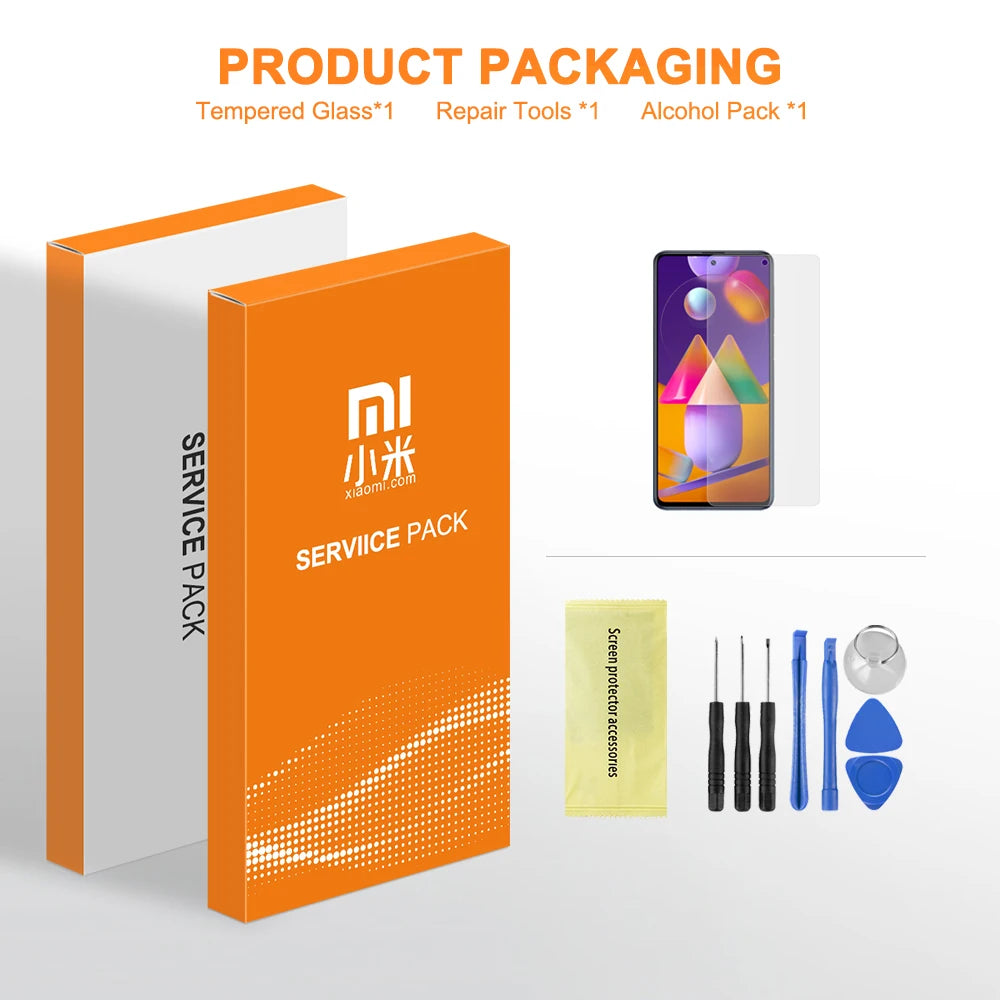 6.67" Super AMOLED Poco F3 Display Screen, for Xiaomi Poco F3 M2012K11AG Lcd Display Digital Touch Screen with Frame Replacement Xiaomi phone repair parts