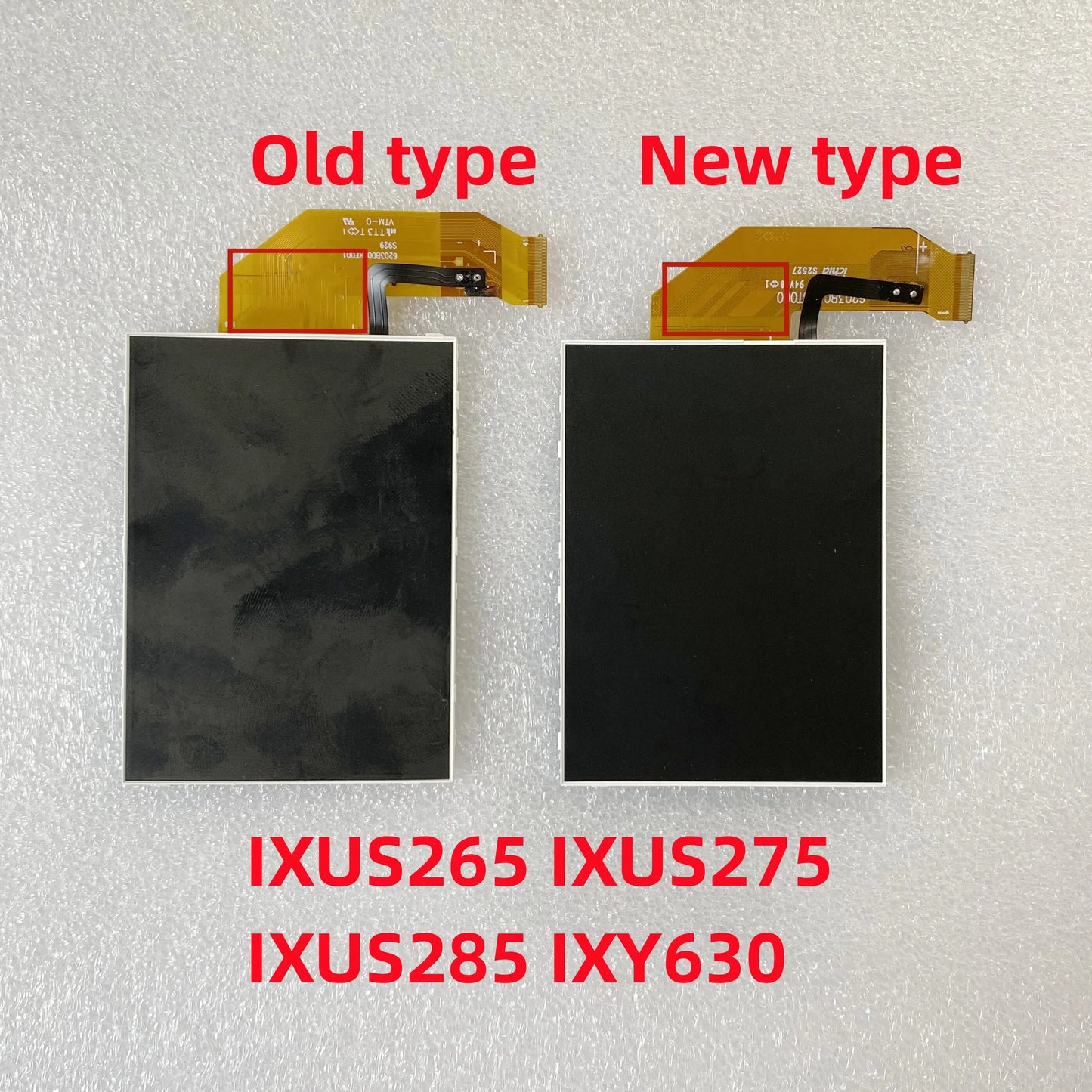 New Screen LCD for Canon IXUS265 IXUS275 IXUS285 IXY630 LCD With Backlight Camera Repair Parts  Digital Camera repair parts