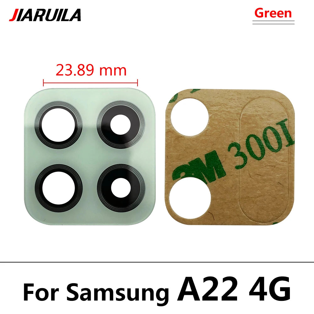 10Pcs, Back Rear Camera Glass Lens For Samsung A22 A32 A42 A52 A72 A33 A53 A73 4G 5G  With Adhesive