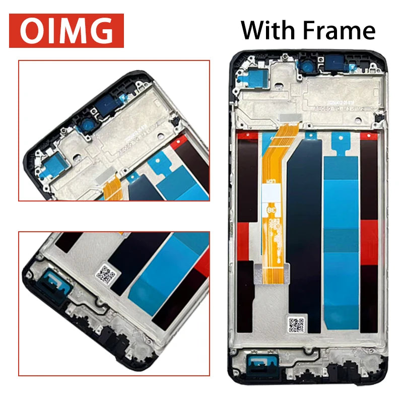 6.67“For Realme C71 LCD Display Screen Panel Digiziter Assembly Replacement For Realme C71 RMX5303 Screen Repair Parts Oppo phone repair parts Realme phone repair parts