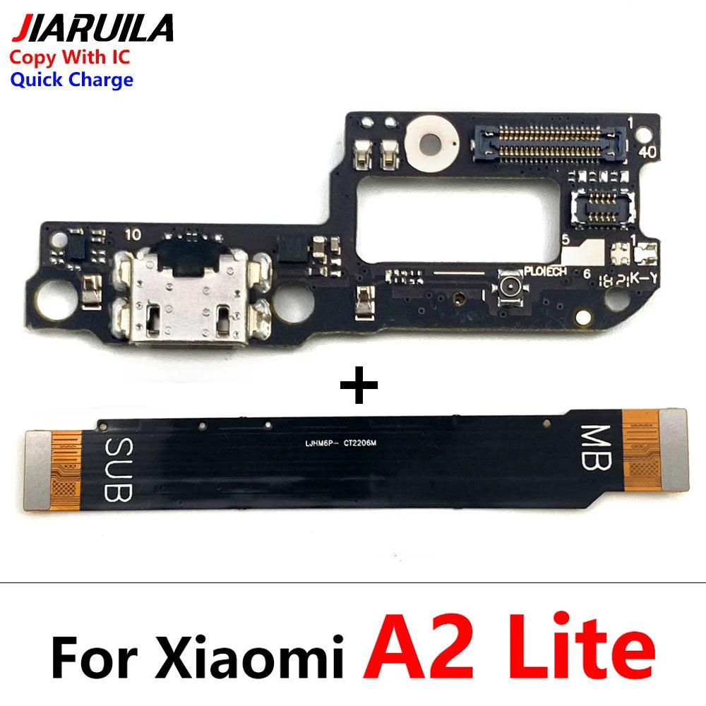New For Xiaomi Mi A1 A2 A3 Lite 5X 6X USB Charging Port Dock Charger Plug Connector Board Main Mainboard Flex Cable  Xiaomi  Xiao mi phone repair parts