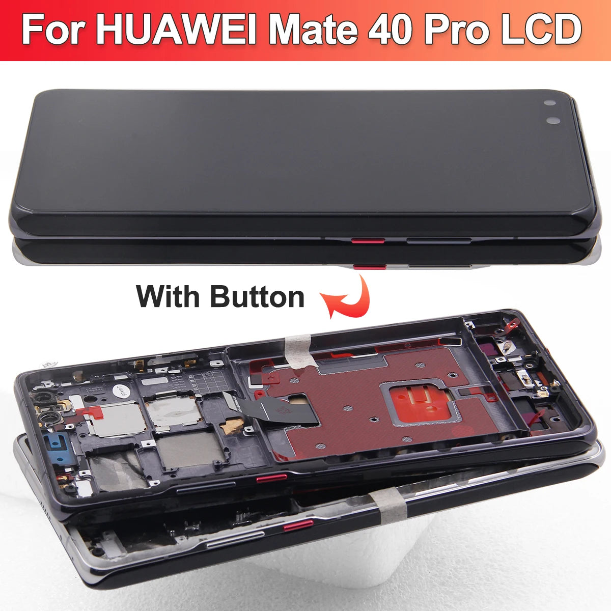 For HUAWEI Mate 40 Pro NOH-NX9 AN00 AN01 LCD Display Touch Screen Digitizer Assembly Replacement LCD Parts HUAWEI phone repair parts