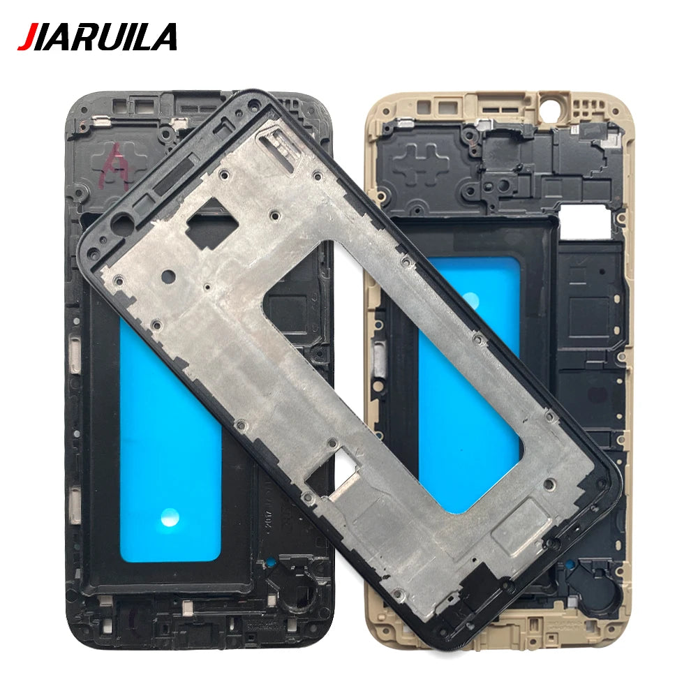 10Pcs, Front Housing LCD Display Frame For Samsung  J4 Prime J4 Core J6 Plus J610 J7 2017 Housing Middle Frame Bezel Plate Cover Samsung phone repair parts