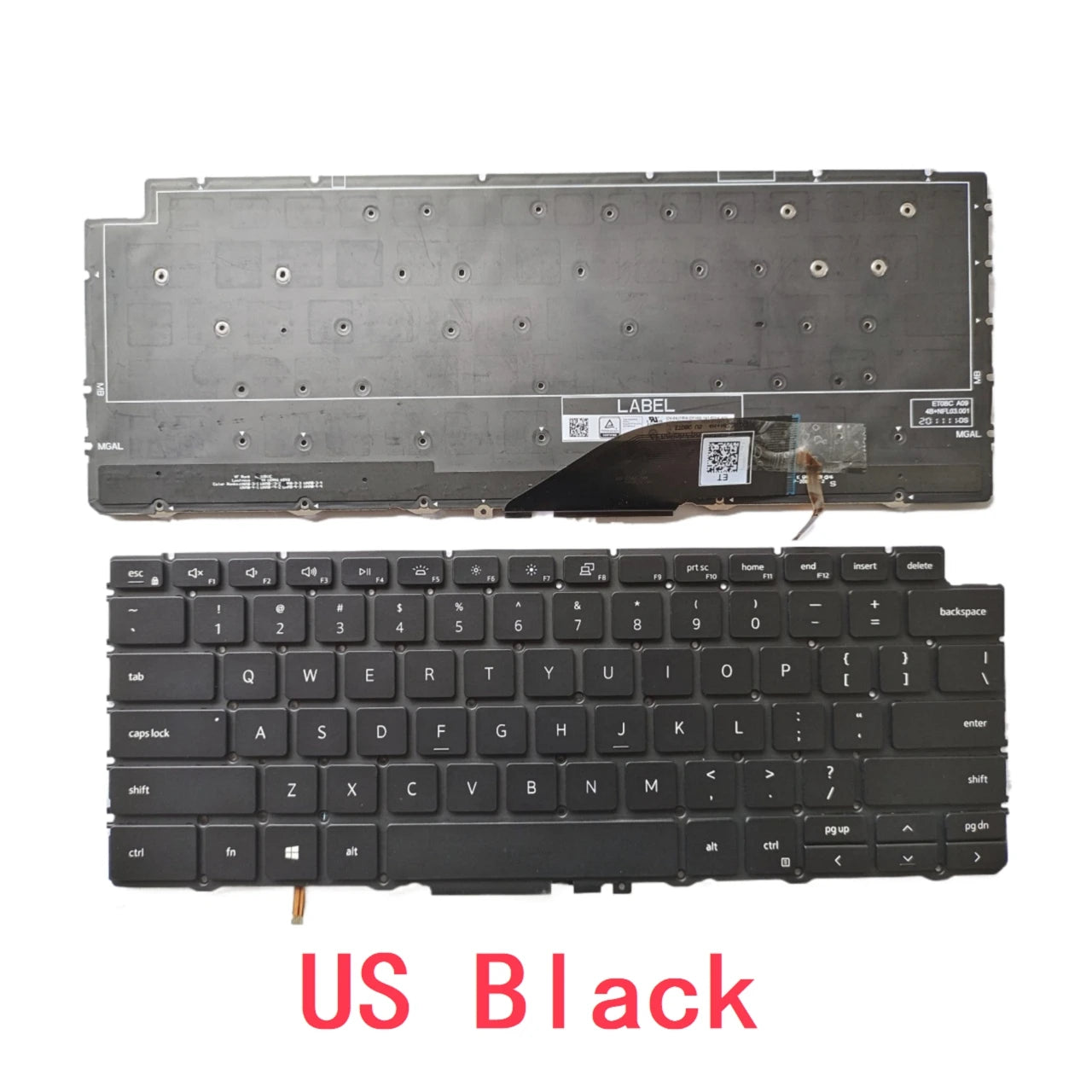 New US Laptop Backlit Keyboard For Dell XPS 13 7390 2-in-1 P103G Notebook PC Replacement NSK-ET1BC 0X7C56 0X01GR 0XD3H3Dell laptop repair parts