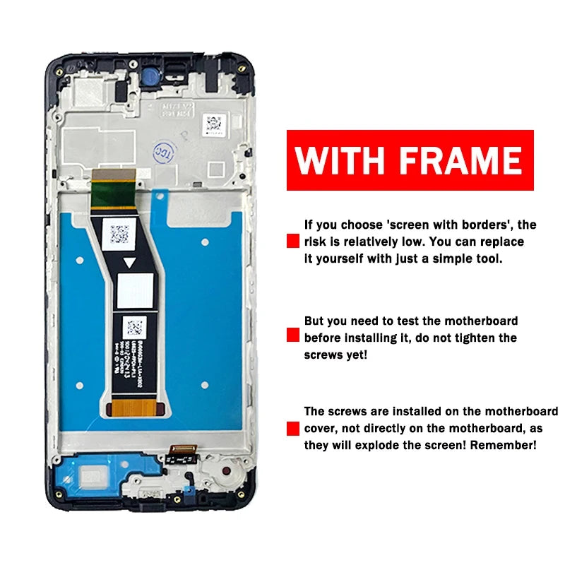 6.56“AAA+ For Motorola Moto G04 LCD XT2421-2 Display Touch Panel Digitizer For Moto G24 XT2423-2 LCD For G24 Power Display Motorola phone repair parts