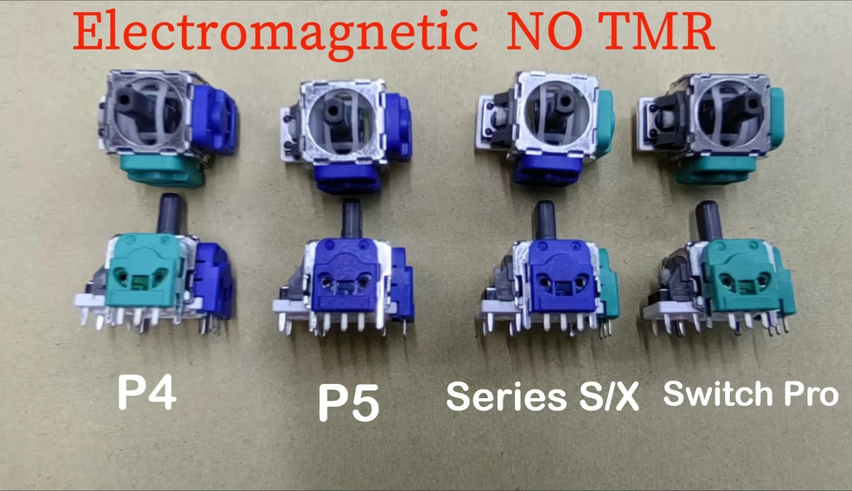 20pcs/lot Electromagnetic IC No TMR Joystick for PS4 PS5 Xbox Series S/X Magnetic Gamepad 3D Analog Thumb Stick Controller Game console repair parts