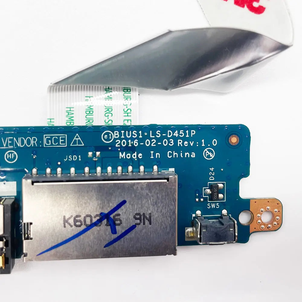 OEM For Lenovo 310S-14IKB 310S-14ISK 510S-14IKB 510S-14ISK FLEX 4-14 yoga 510-14 laptop audio USB Jack Power Button Board Lenovo laptop repair parts