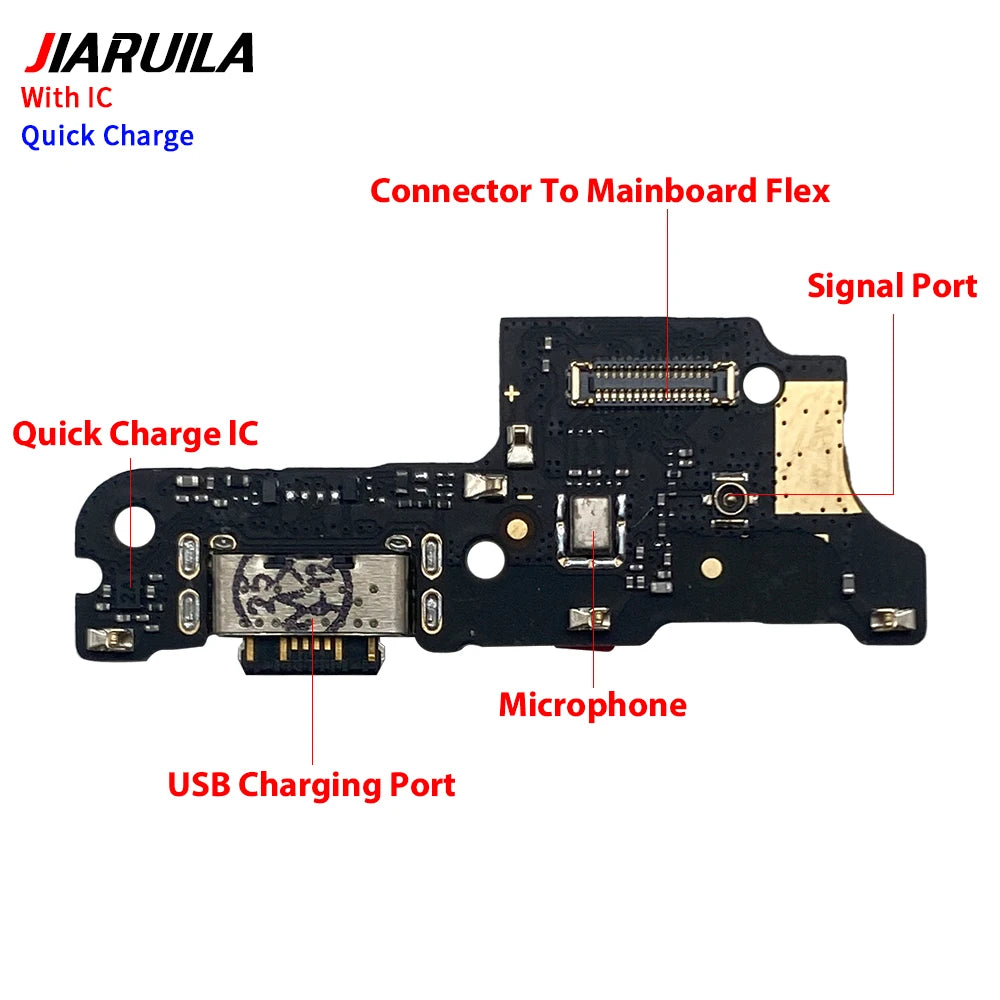 Dock Connector Micro USB Charger Charging Port Flex Cable Microphone Board For Xiaomi Poco C40 C50 C51 C61 C71 C55 C65 C75 C85  Xiaomi  Xiao mi phone repair parts