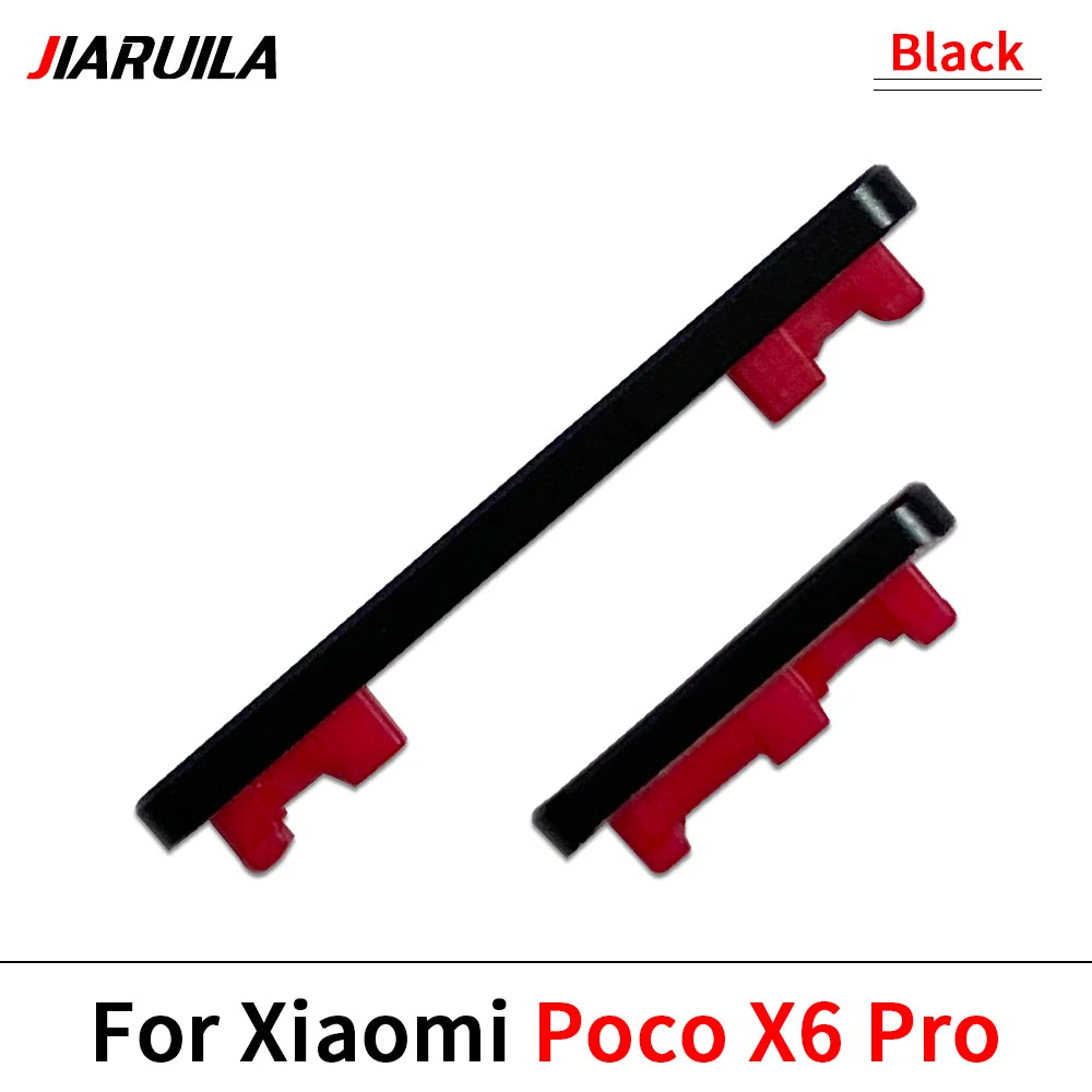 Side Key Power and Volume Button For Xiaomi Poco X4 X5 X6 Pro 5G Replacement Parts Xiaomi  Xiao mi phone repair parts