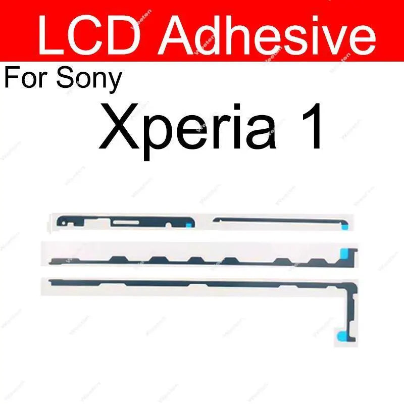 LCD+Rear Battery Cover Adhesive For Sony Xperia 1 X1 ii iii Xperia 5 X5 II III Screen Display Back Battery Cover Sticker Parts Sony phone repair parts