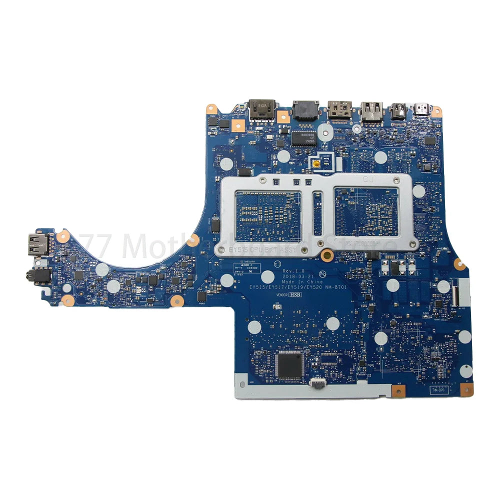 Laptop Mainboard For Lenovo Y530-15ICH Y7000 EY519 EY520 NM-B701 With CPU I7 9750H I5 9300H GPU GTX1050 4G 5B20S56084 Lenovo laptop repair parts