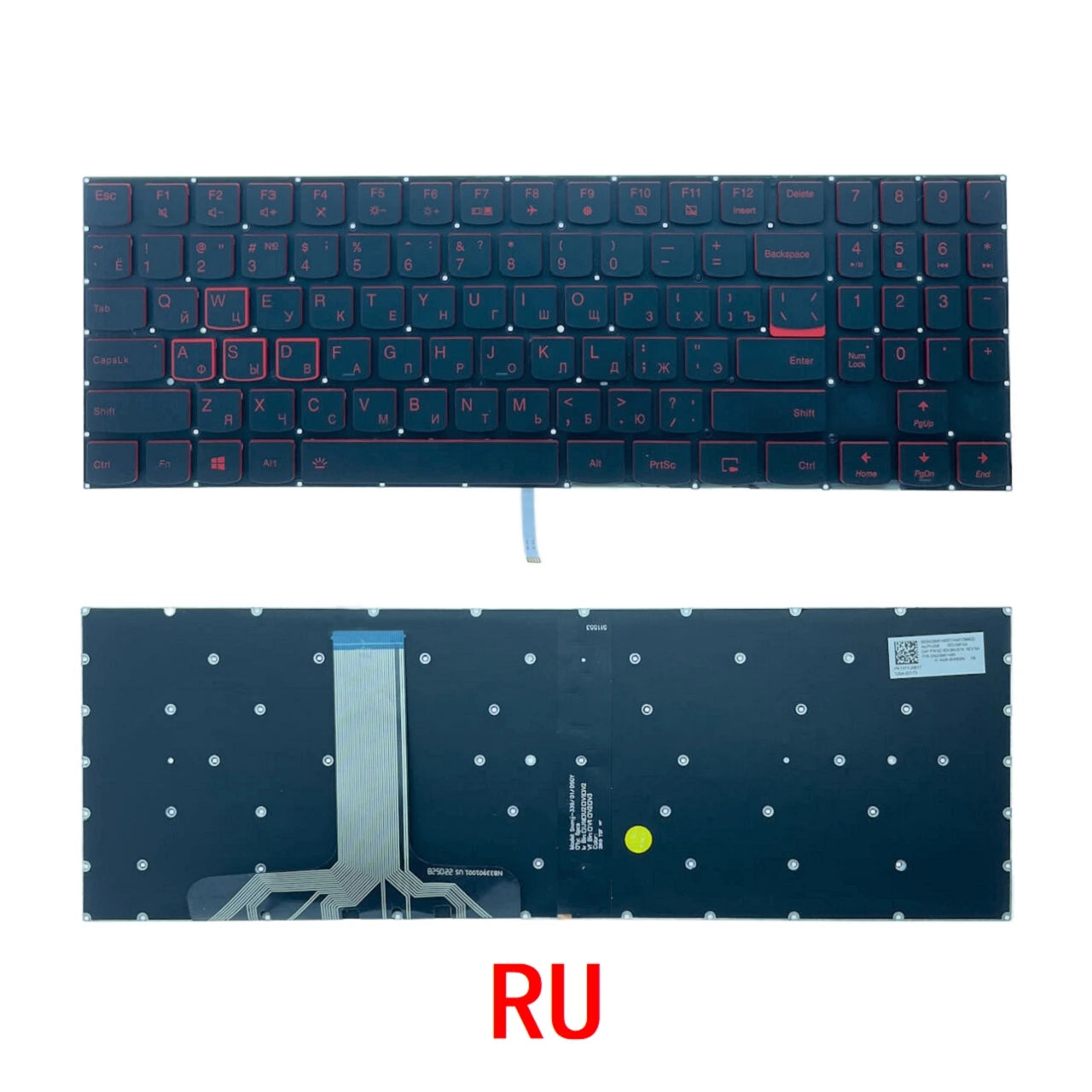 US Russian Spanish Brazil Backlit Keyboard For Lenovo Legion Y530 -15ICH Y7000P-1060 Y7000-2019 Y540-15IRH Y540-17IRH Y545-PG0 Lenovo laptop repair parts
