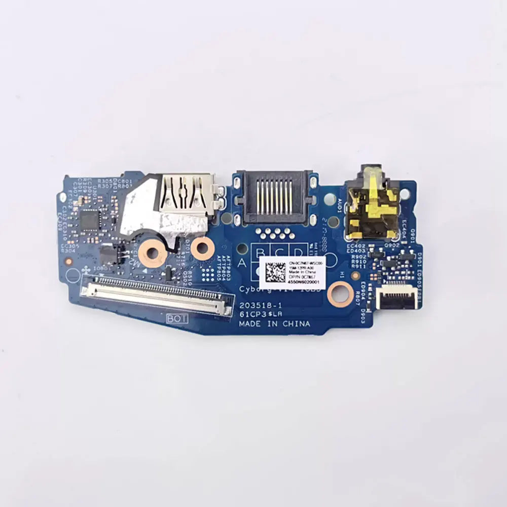 For Dell Vostro 14 5410 5415 Laptop WLAN RJ45 Earphone Audio USB Jack Port Switch Power Button Board Cable 0C7N67 06K5G9 0GT9VW Dell laptop repair parts