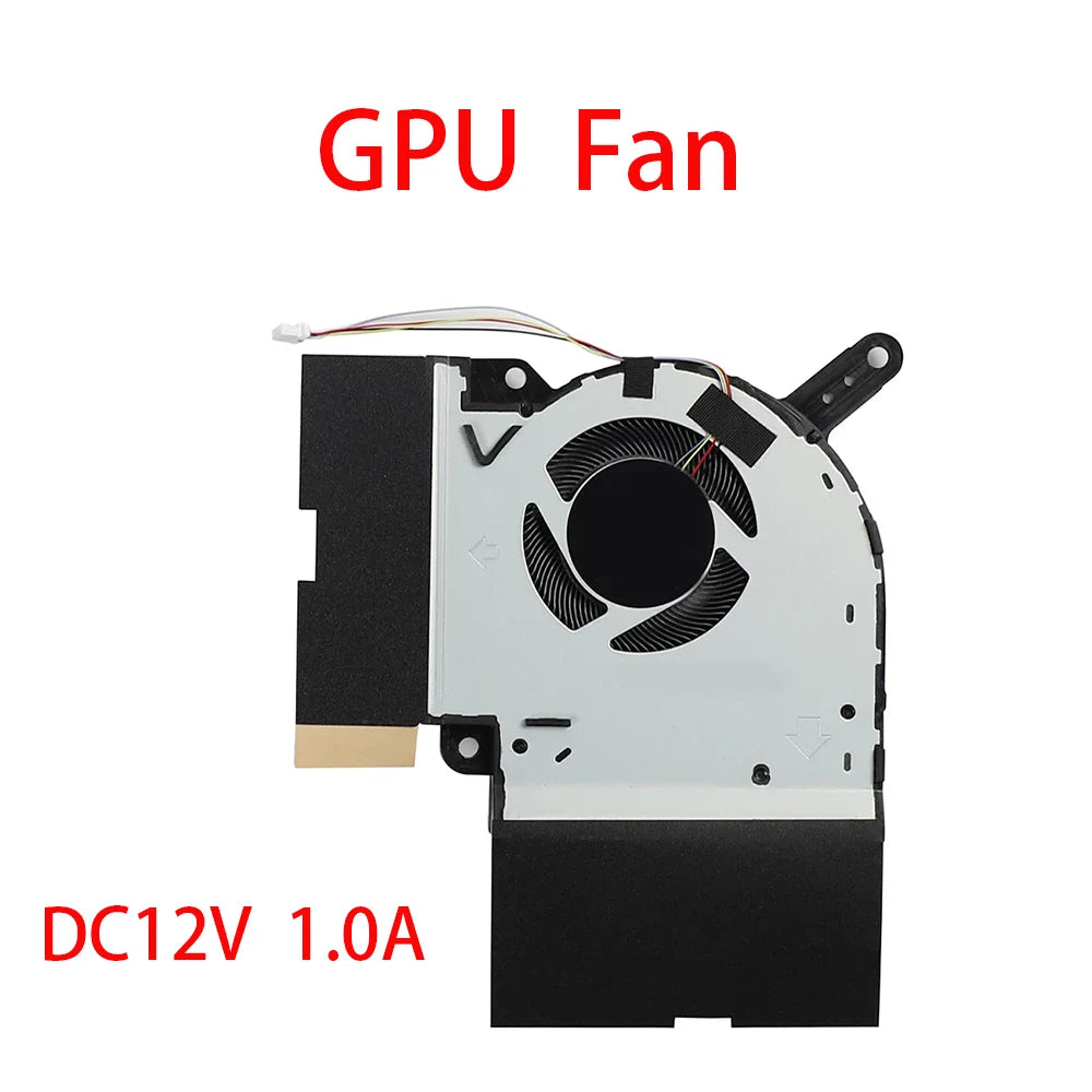 Original CPU GPU Cooling Fan DC12V For Asus ROG Strix G731G G731GV G731GW G731 G531G G531GU GD GW Asus laptop repair parts