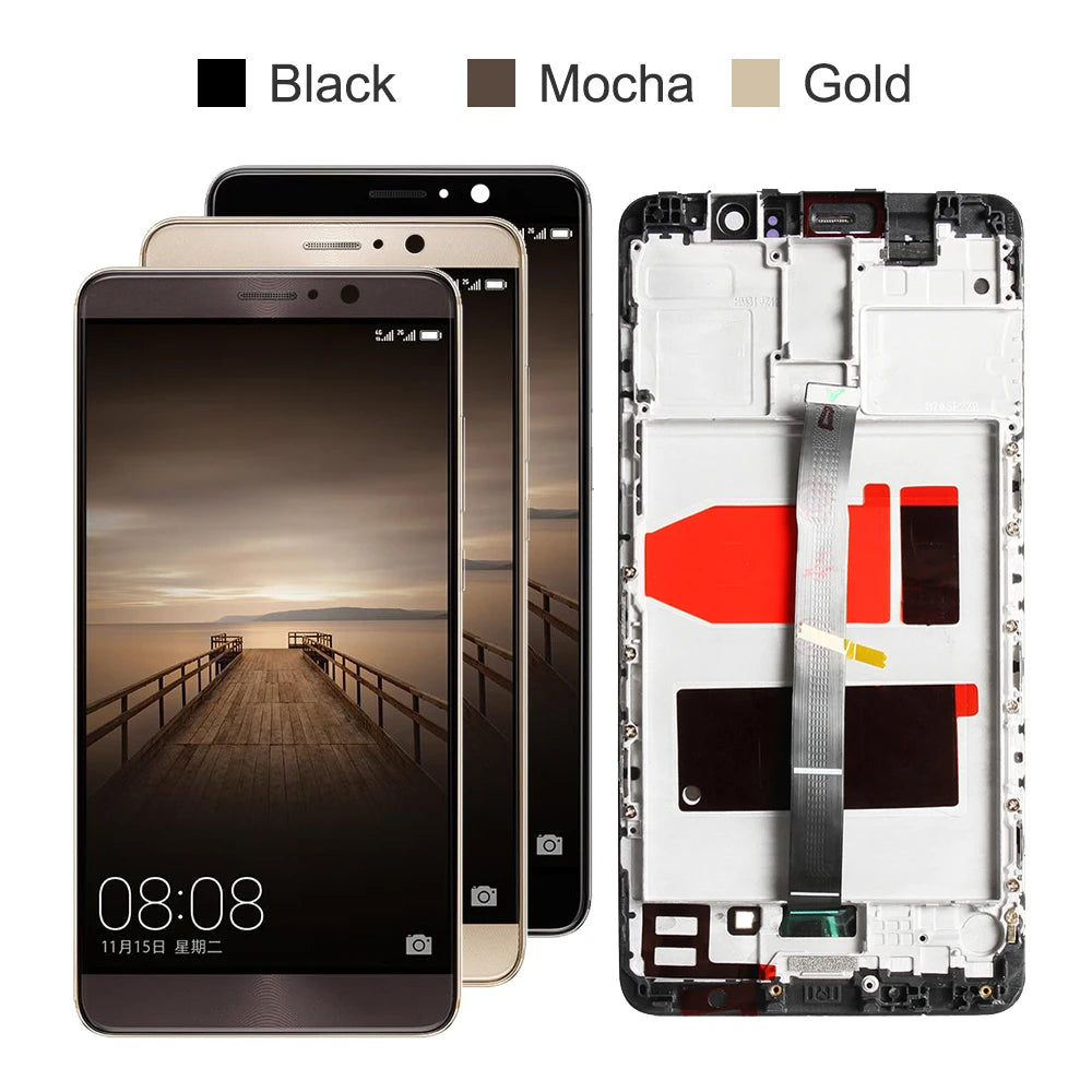 5.9'' Display IPS For Huawei Mate 9 LCD ,with Frame Touch Screen Digitizer Assembly For Mate9 LCD MHA-L29, MHA-L09, MHA-AL00 LCD HUAWEI phone repair parts