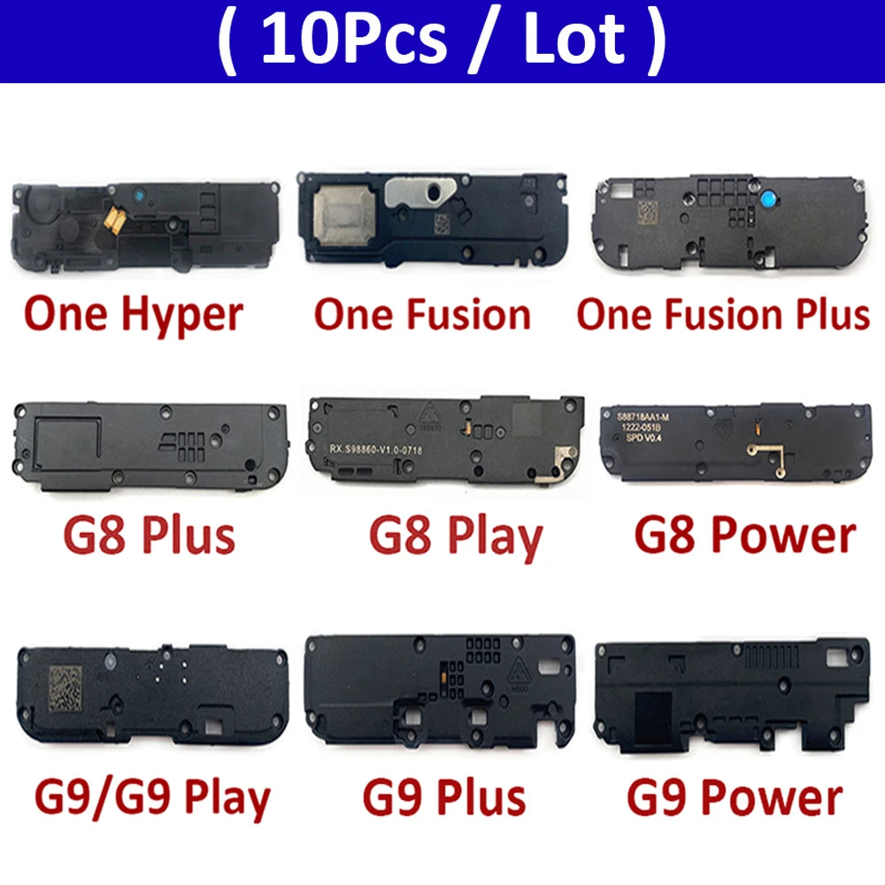 10Pcs Buzzer Ringer Loud Speaker Loudspeaker Flex Cable For Moto G5s G6 G7 G8 G9 Play Power Lite One Hyper Macro Fusion Plus Motorola phone repair parts