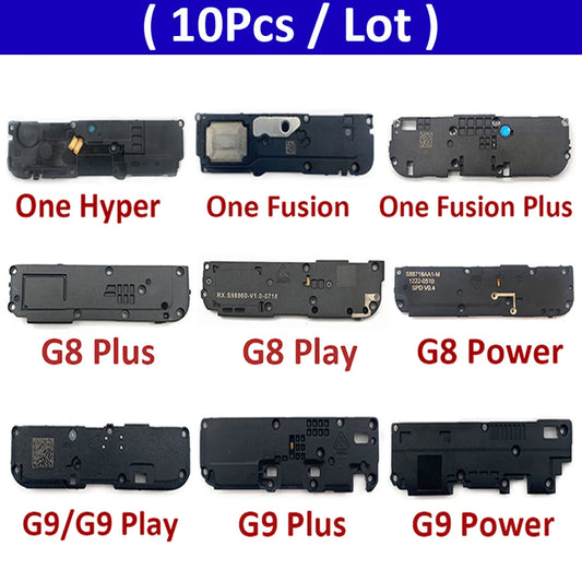 10Pcs Buzzer Ringer Loud Speaker Loudspeaker Flex Cable For Moto G5s G6 G7 G8 G9 Play Power Lite One Hyper Macro Fusion Plus Motorola phone repair parts