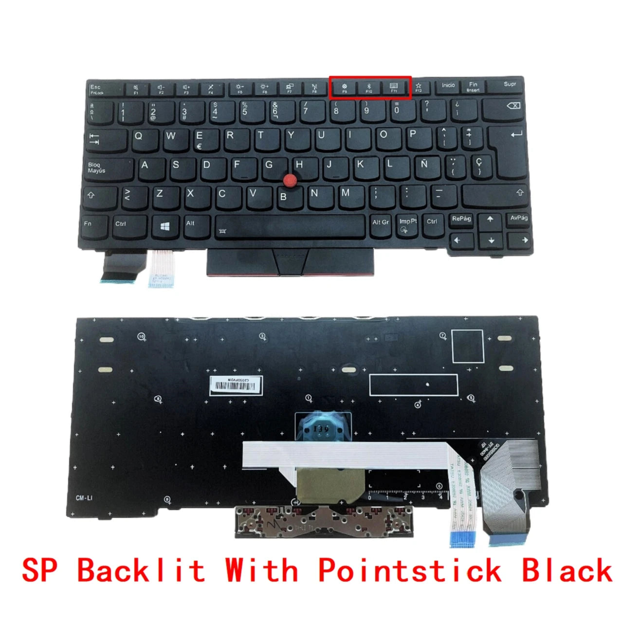 US Russian Spanish Latin Backlit Keyboard For Lenovo Thinkpad X280 A285 X395 X390 /L13 gen 1 L13 Yoga gen 1/X13 Gen 1/L13 gen 2 Lenovo laptop repair parts