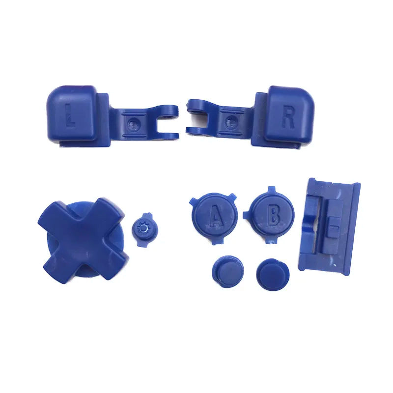 For GameBoy Advance SP Plastic Full Button Set For GBA SP A B Select Start Power ON/OFF L R Buttons Kit D Pad Game console repair parts