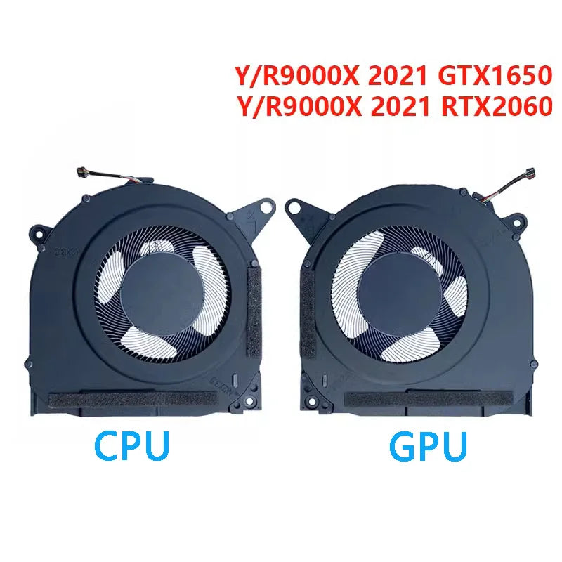 NEW ORIGINAL Laptop CPU GPU Cooling Fan For Lenovo Legion R9000X Y9000X 2021 2022 S7-15ACH6 5V 12V Lenovo laptop repair parts