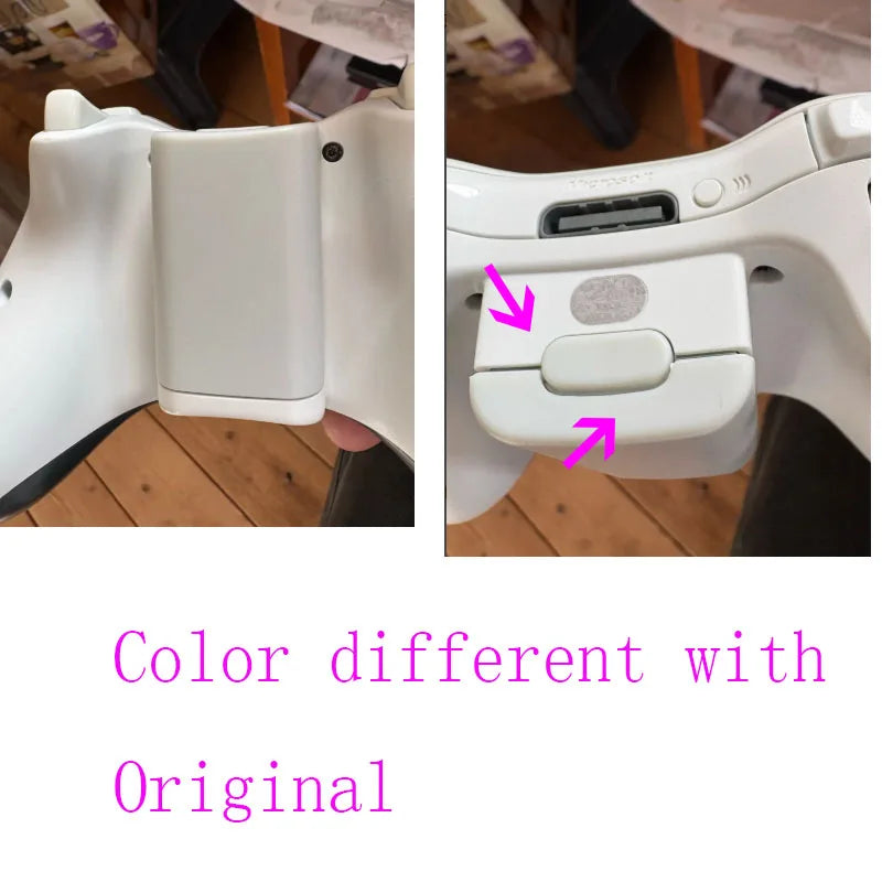 4PCS Black White For Xbox 360 Controller Battery Cover Pack Holder Game console repair parts