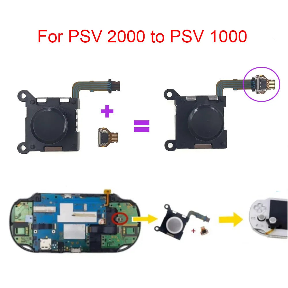 1-5-20pcs For PSV 2000 to PSV 1000 3D Joystick Mod Conversion Socket Cable Game console repair parts