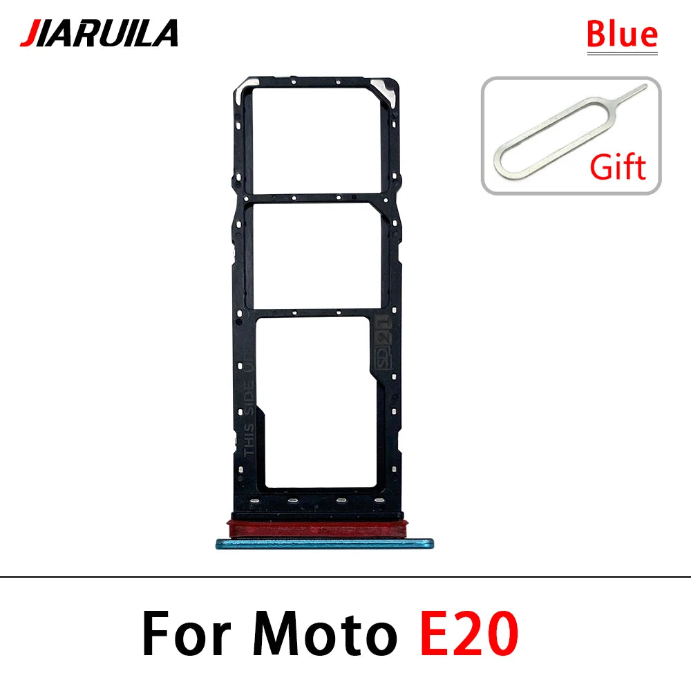 10Pcs/Lot, New For Motorola Moto E6 Play E6s E7 Plus E7i Power E20 E40 SIM Card Tray Slot Holder Adapter Accessories Motorola phone repair parts