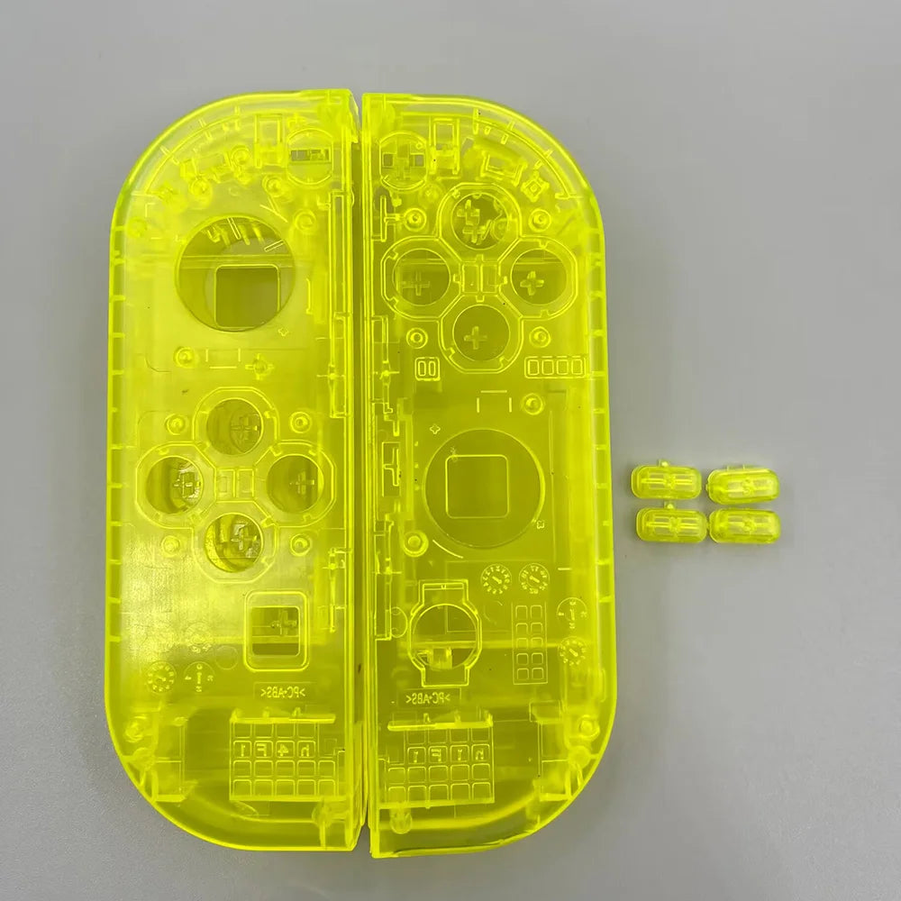 For Switch Oled Replacement Clear Transparent Shell Cover  SL SR Buttons for Nintendo Switch NS Joy Con  Controller Housing Case Game console repair parts