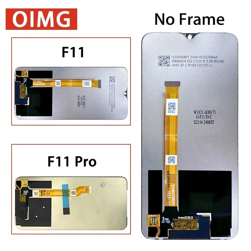 Tested For OPPO F11 LCD CPH1913 Display Touch Screen Assembly Digitizer For OPPO F11 Pro F11Pro CPH1969 LCD Oppo phone repair parts Realme phone repair parts