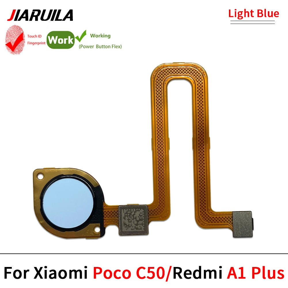 Home Button FingerPrint Touch ID Sensor Flex Cable Ribbon For Xiaomi Poco C50 C55 C65 C71 Replacement Parts Xiaomi  Xiao mi phone repair parts