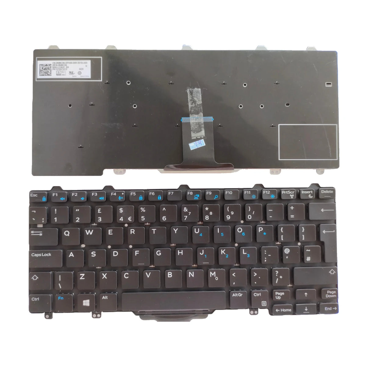 New US UK Laptop Backlit Keyboard For Dell Latitude E5270 E7270 XPS 12"inch E9250 Notebook PC ReplacementDell laptop repair parts