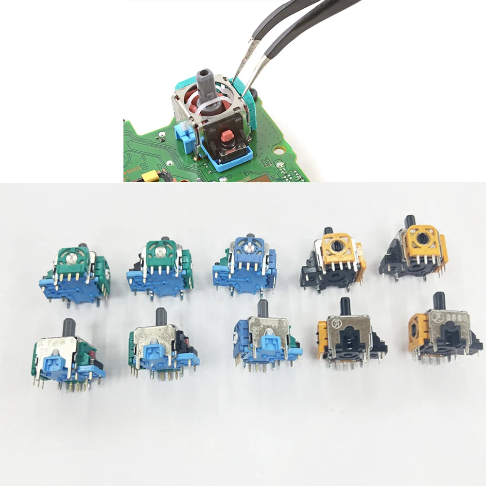 50PCS/Lot ALPS Analog Joystick for PS5 PS4 XBOX ONE Series X/S Elite 2 Controller Left Right 3D Thumb Stick Game console repair parts