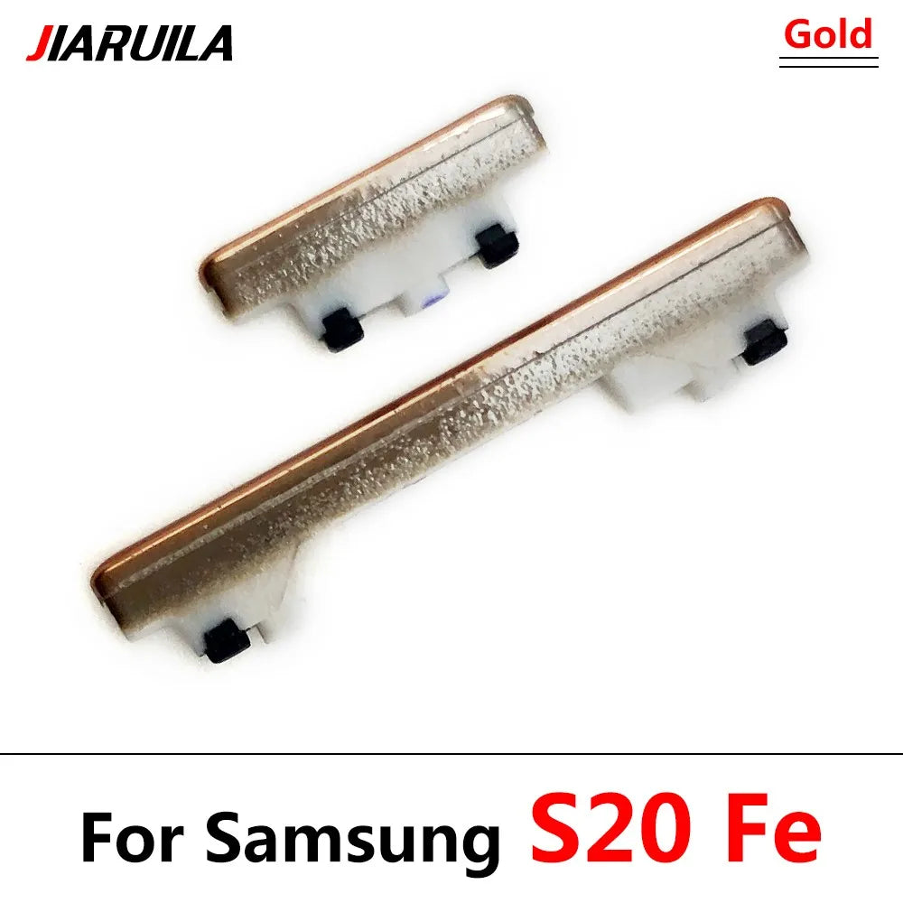 10Pcs/Lot, New Power Button + Volume Side Button For Samsung S20 / S20 Plus / S20 Ultra / S20 Fe Samsung phone repair parts