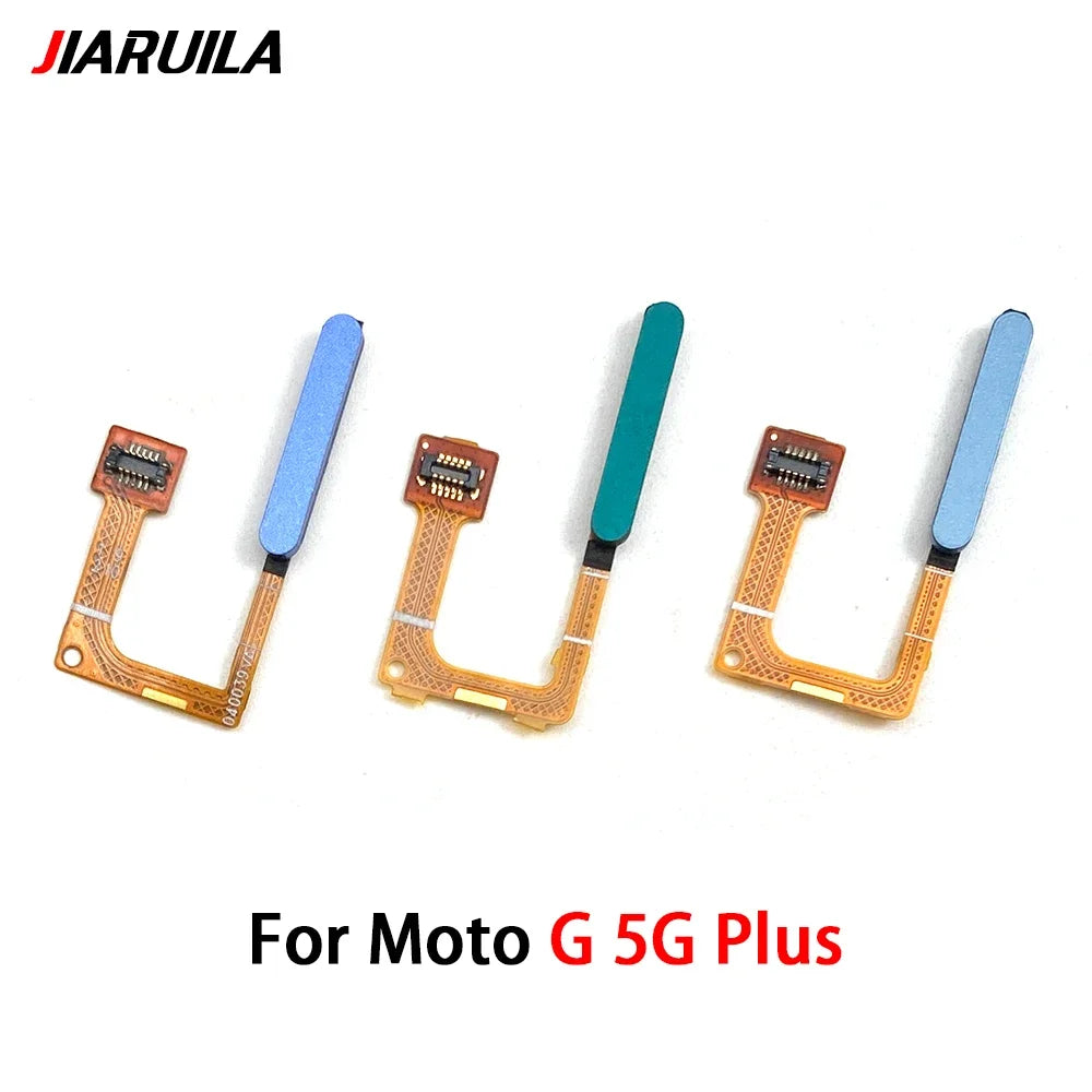 10Pcs, New For Motorola Moto G 5G Plus G Power 2021 Home Button FingerPrint Touch ID Sensor Flex Cable Replacement Parts Motorola phone repair parts