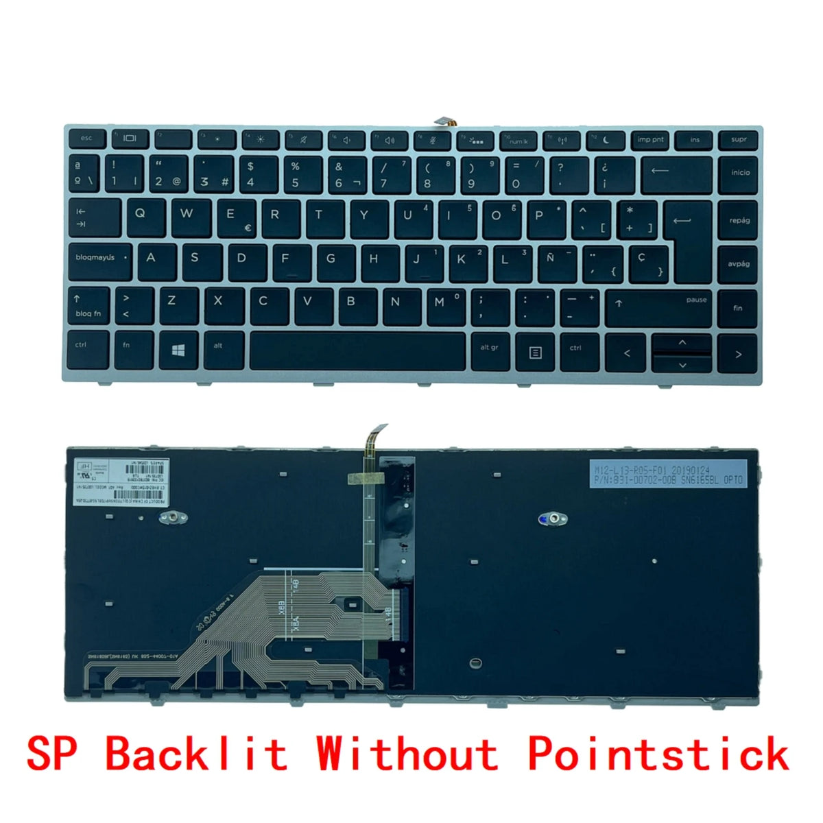 New US Russian Spanish Latin Brazil Japan Backlit Keyboard For HP Probook 430 G5/ 440 G5/ 445 G5/ 640 G4/ 640 G5/ 645 G4/ 645 G5  HP laptop repair parts