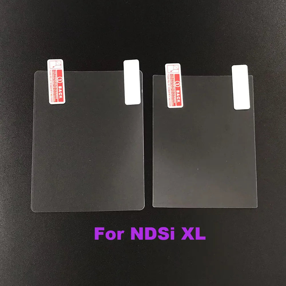 1-10set For 2DS New 3DS XL Top Bottom Clear Protective Film For Nintendo DSi NDSi XL GB GBA GBC GBM LCD Screen Protector Skin Game console repair parts