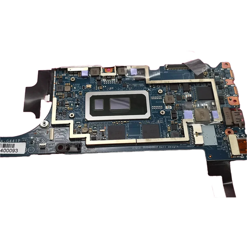 Laptop Motherboard For Dell Latitude 7400  2-in-1 LA-G441P With CPU:I5-8265U/I5-8365U/I7-8665U RAM:8G 16G FRU:5615V JD85Y R5P25 Dell laptop repair parts