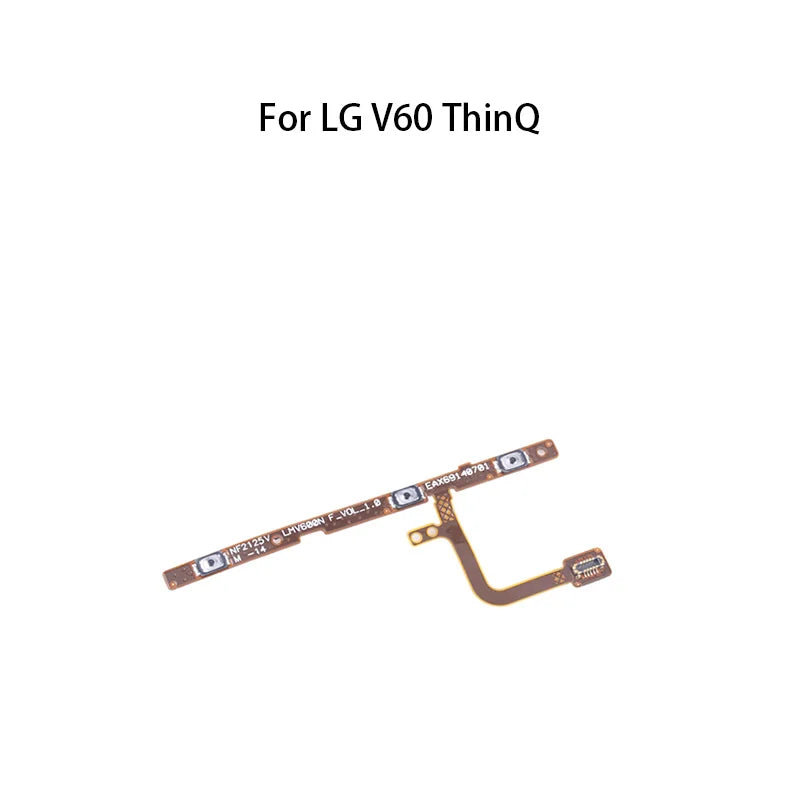 Power ON OFF Mute Switch Control Key Volume Button Flex Cable For LG V60 ThinQ LG phone repair parts