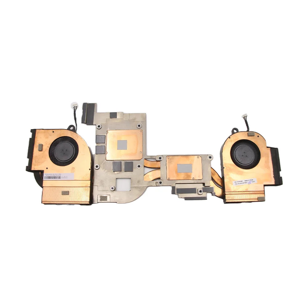 Original For Lenovo ThinkPad P15 Gen 2 Laptop Fan Heatsink N20P CPU Cooler Cooling FRU:5H41B77203 5H41B77201 Lenovo laptop repair parts