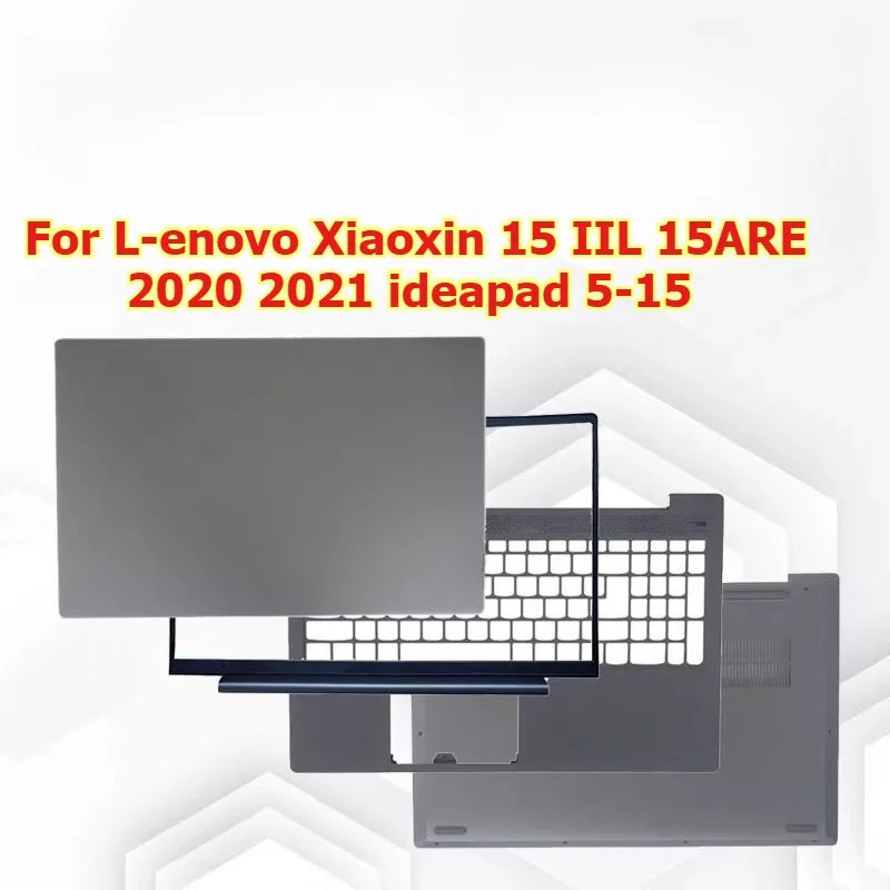 Cover case for Lenovo Xiaoxin 15 IIL 15ARE 2020 2021 ideapad 5-15 lcd back housing topcase palmrest bottom shell keyboard hinge Lenovo laptop repair parts