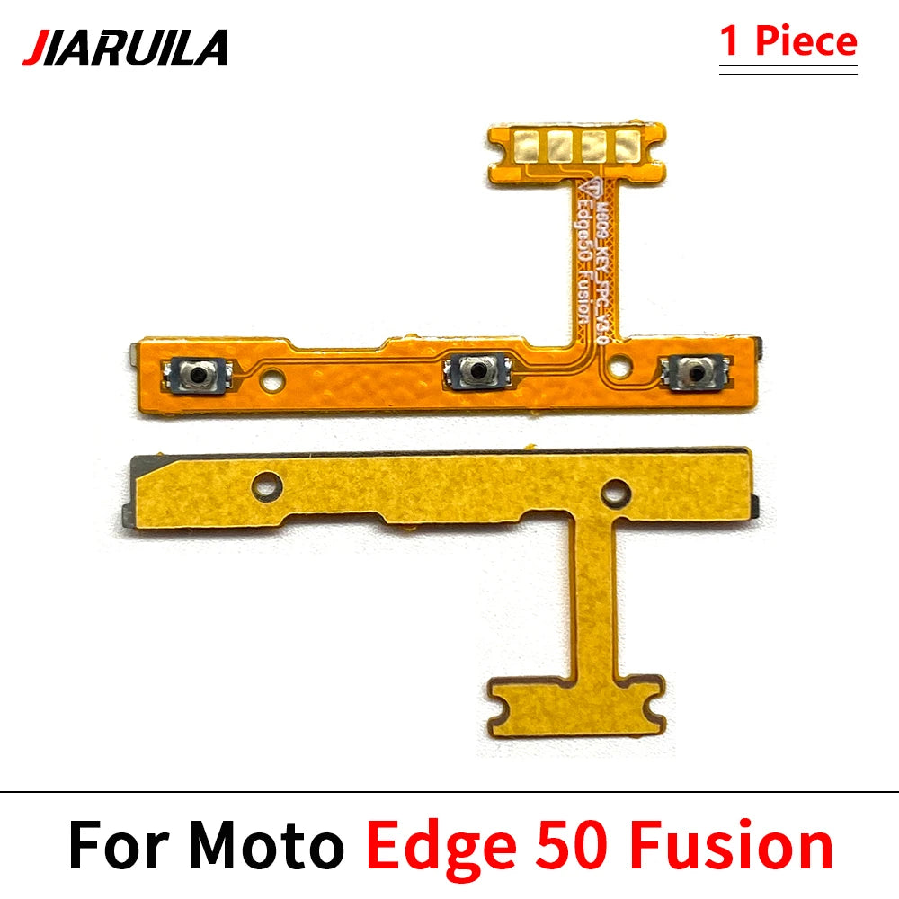Power On Off Volume Button Flex Cable For Motorola Moto Edge 20 30 40 50 Pro Lite 30 Neo Ultra Fusion Plus Motorola phone repair parts