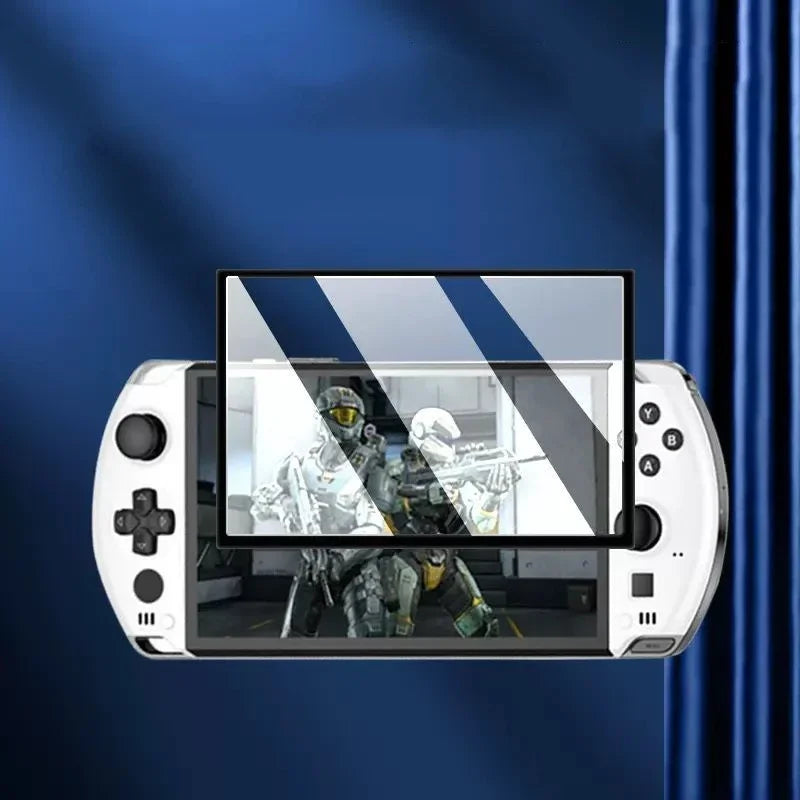 For GPD WIN 4 Tempered Glass Screen Protector Game Win4 Full Screen 6 Inch Palmtop Computer Full Cover Edge Protective Film Game console repair parts