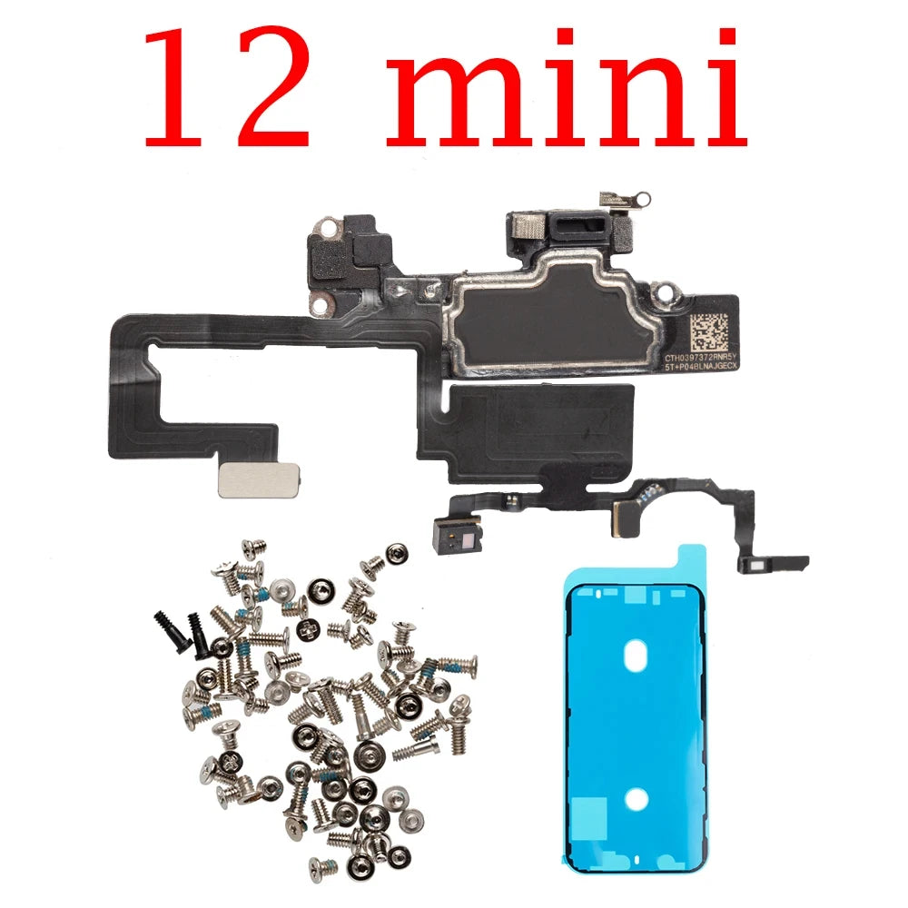 Speaker For iPhone X Xs 11 12 Pro Max XR Proximity Sensor Sound Earpiece Speaker Flex Cable Phone Parts iPhone phone repair parts