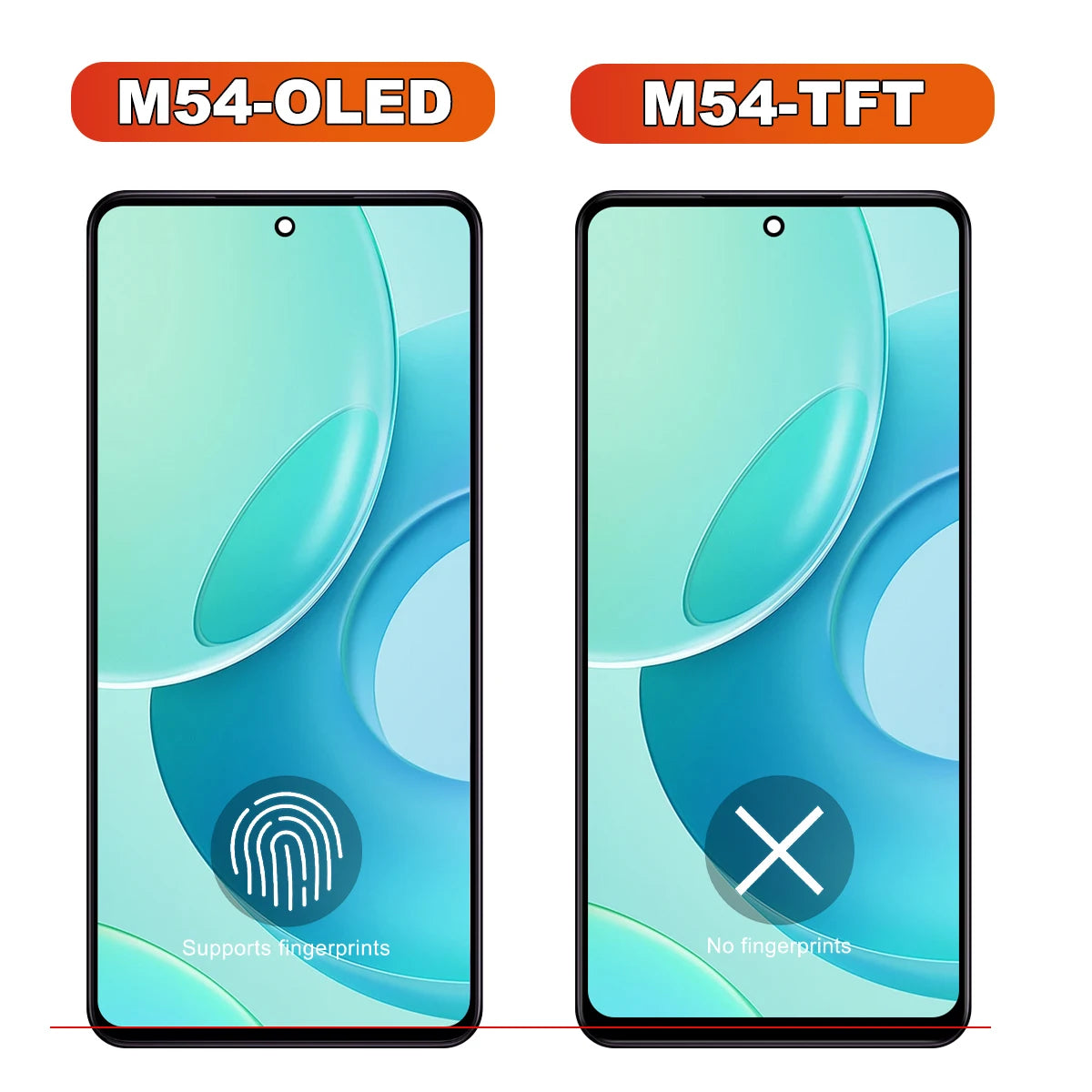 M54 Screen For Samsung Galaxy M54 5G M546B SM-M546B/DS LCD Panel Digitizer Assembly For M54 5G Lcd Touch Screen Replacement Samsung phone repair parts