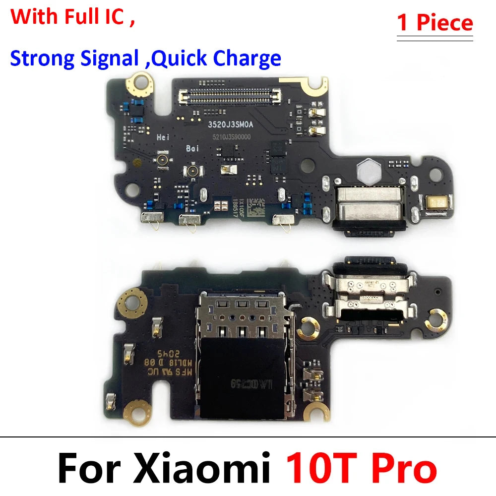 New Charger Board PCB Flex For Xiaomi Mi 10T Mi10T Pro USB Port Connector Dock Charging Board Flex Cable  Xiaomi  Xiao mi phone repair parts