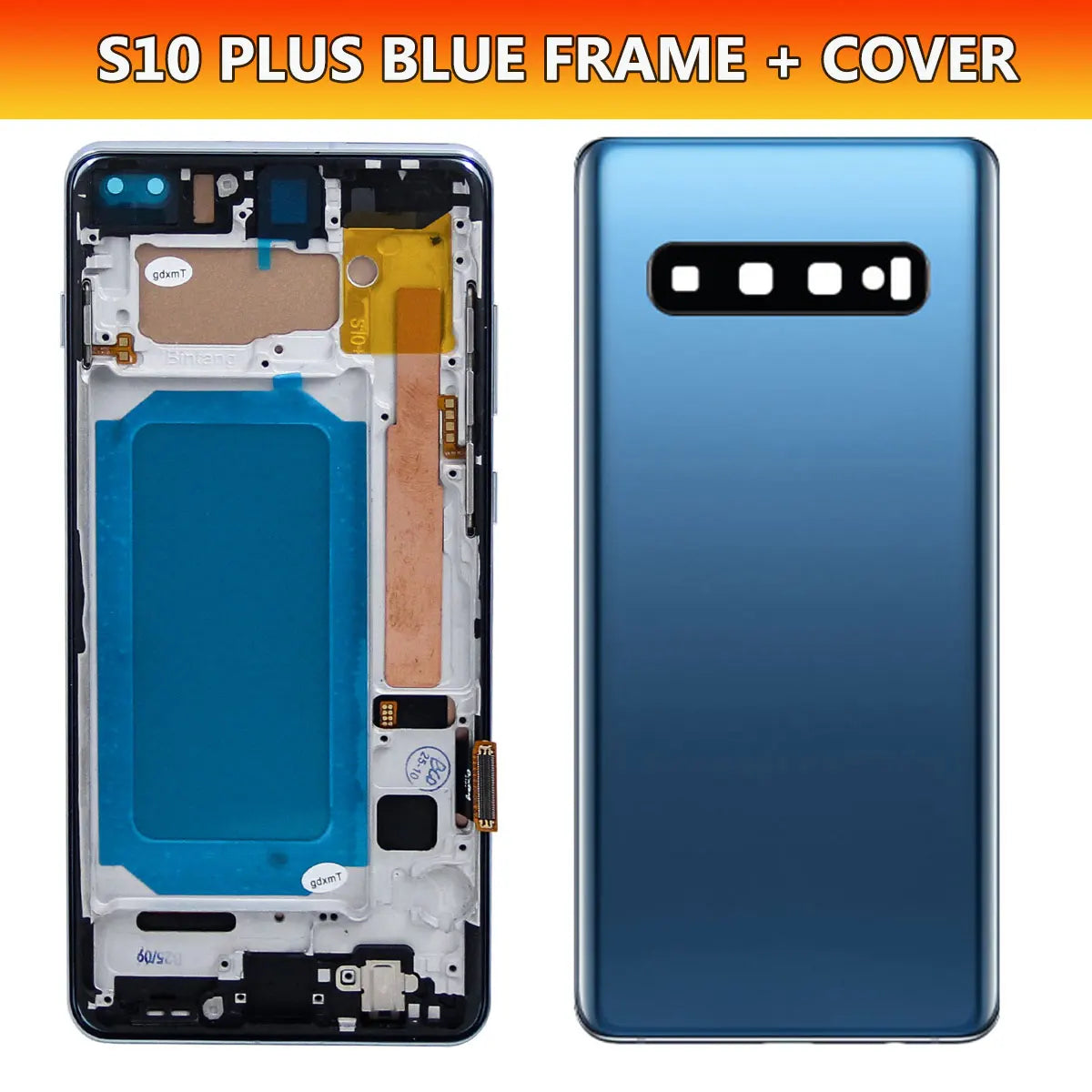 tft S10+ Screen Replacement, for Samsung Galaxy S10 Plus G975F Lcd Display Digital Touch Screen with Frame for Samsung S10 G973F Samsung phone repair parts