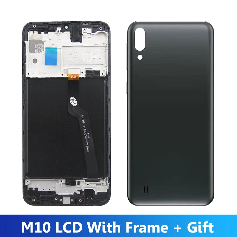 6.2" Screen for Samsung Galaxy A10 A105 A105F A105G A105M Lcd Dispaly Touch Screen with Frame for Samsung Galaxy M10 M105 M105F Samsung phone repair parts