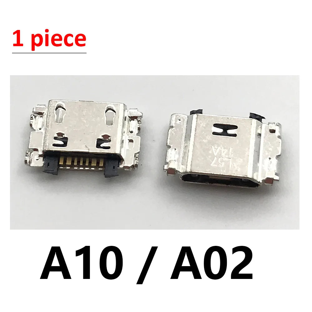 100Pcs Charger USB Charging Port Dock Connector For Samsung A20 A30 A50 A70 A51 A21s A01 A30s A20s A50s A11 A21 A31 A52 A02s A32 Samsung phone repair parts